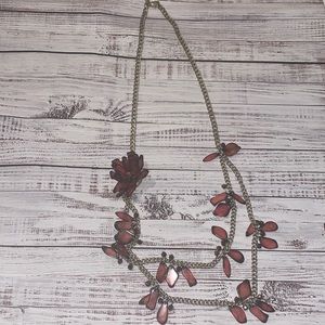 Loft Pink Flower Necklace